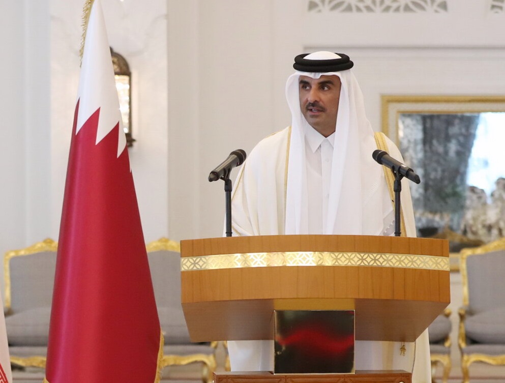  امیر قطر وارد تهران شد 
