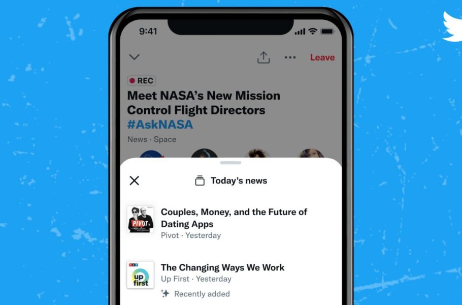  توییتر رسما بخش پادکست‌ را به پلتفرم خود اضافه کرد