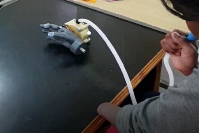 پروتز دست "دانشگاه آکسفورد" با تنفس کنترل می‌شود