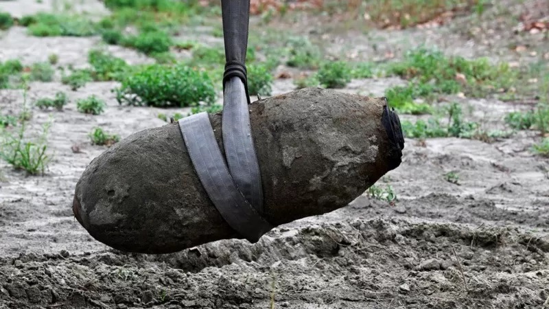  کم‌آب شدن یک رودخانه در ایتالیا موجب کشف بمب به جا مانده از جنگ جهانی دوم شد