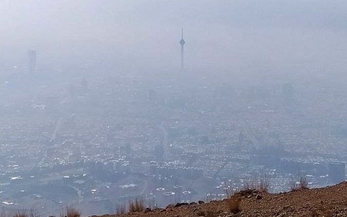  وضعیت هوای تهران قرمز شد