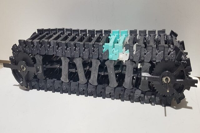 طراحی ربات خزنده با قابلیت پیکربندی مجدد