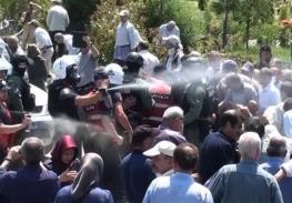  پلیس آلبانی بار دیگر وارد مقر منافقین شد