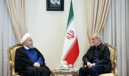  حسن روحانی با رئیس‌جمهور منتخب دیدار کرد