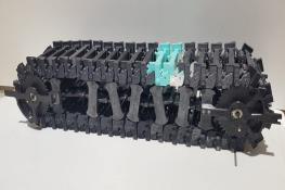 طراحی ربات خزنده با قابلیت پیکربندی مجدد