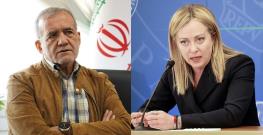  گفت و گوی تلفنی پزشکیان با نخست وزیر ایتالیا