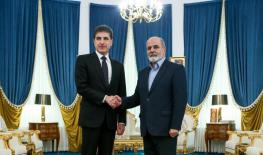  بارزانی در دیدار با دبیر شورای عالی امنیت ملی: اجازه نمی‌دهیم از ناحیه اقلیم کردستان عراق به امنیت ایران لطمه بخورد