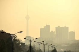  هوای تهران آلوده و در وضعیت نارنجی است