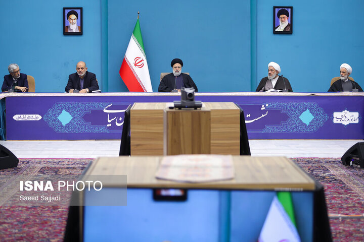 صادق محصولی بازهم آفتابی شد /تصاویر علی مطهری، پزشکیان و محسن هاشمی در دورهمی با رئیسی