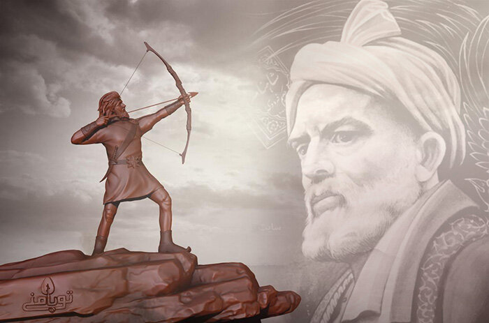  آیا از آرش کمانگیر در شاهنامه فردوسی نامی آمده است؟ فردوسی، آرش کمانگیر زمان خود / هویت ایرانی در تیر پرتاب شده از کمان آرش