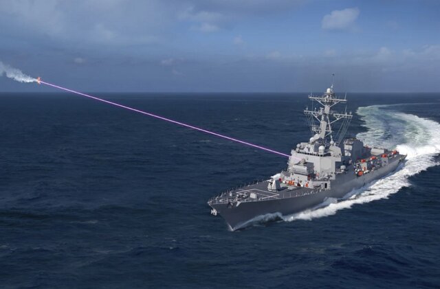 نخستین سرنگونی یک پهپاد با سلاح لیزری تمام برقی 