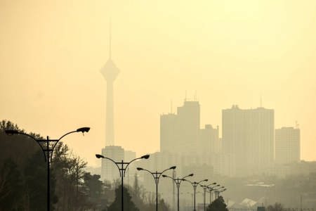  هوای تهران آلوده و در وضعیت نارنجی است
