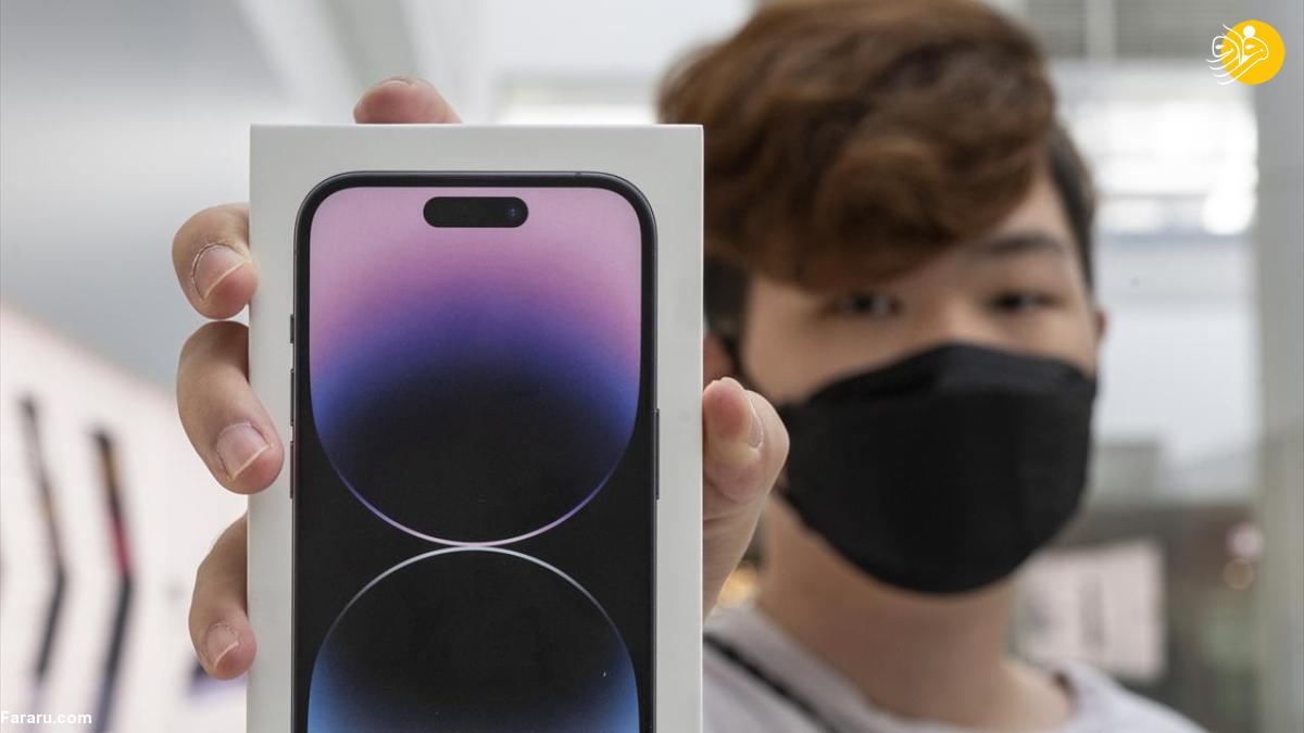 (تصاویر) صف طولانی برای خرید آیفون ۱۴ در چین 